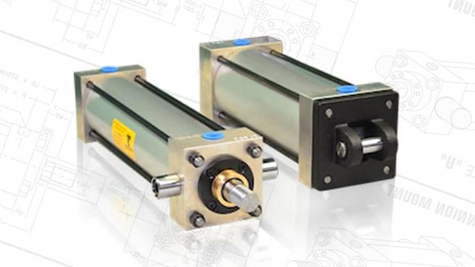 Light duty pneumatic cylinder